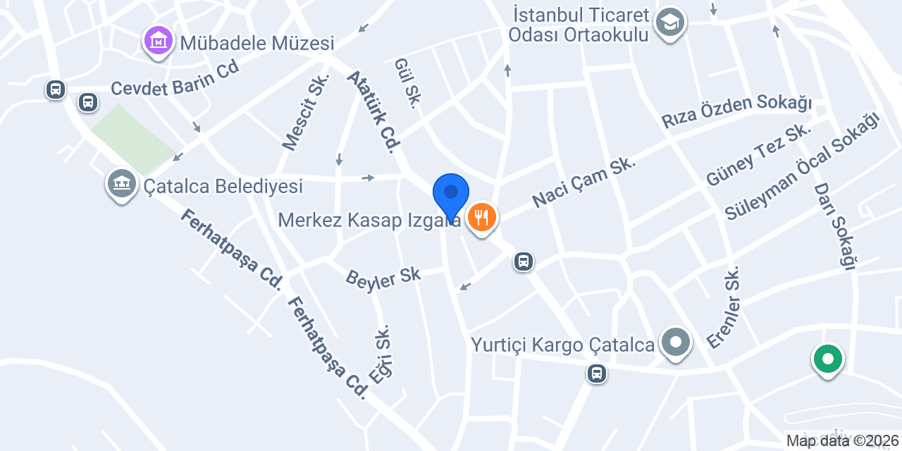 Dt. Suna Bölükbaşı konumu