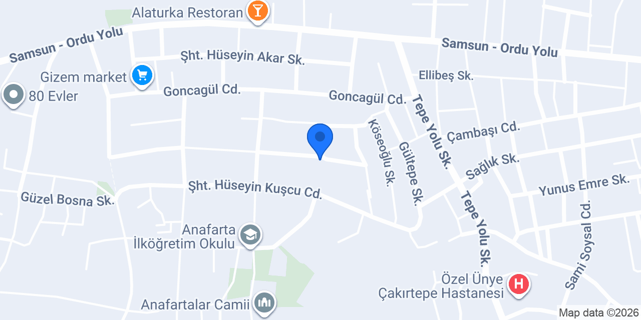 Pishty Terzi konumu