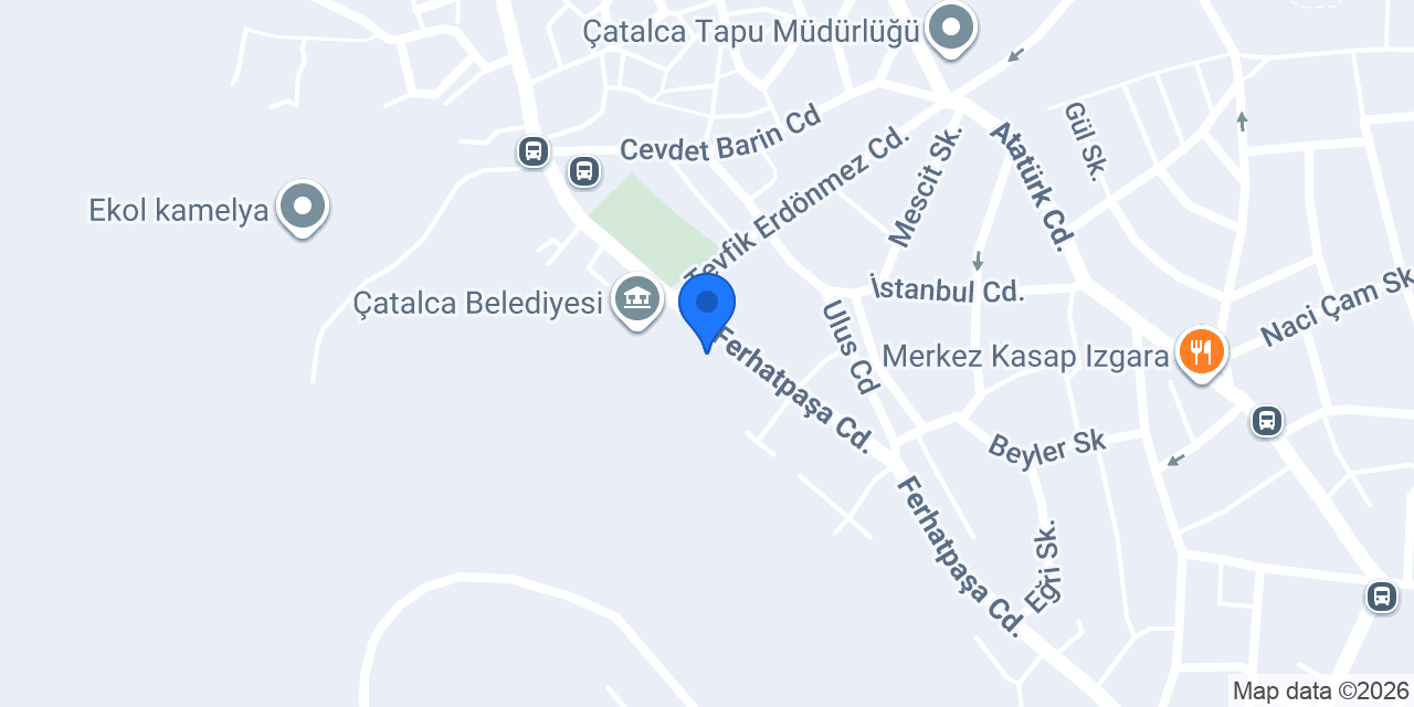 Çatalca Fizik Tedavi konumu