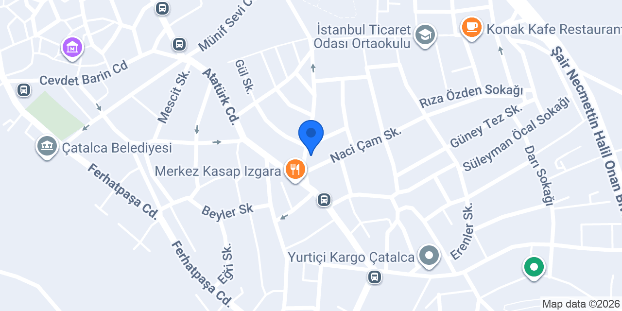 Merkez Köfte konumu