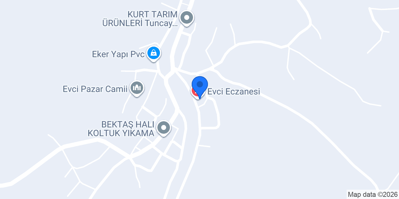 Evci Eczanesi konumu