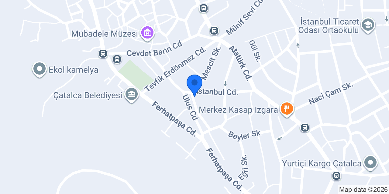 Çatalca Envar Elektrik konumu