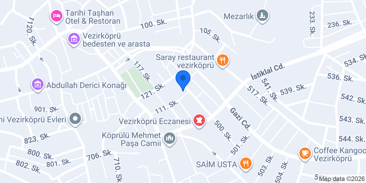 Terzi Kamil konumu