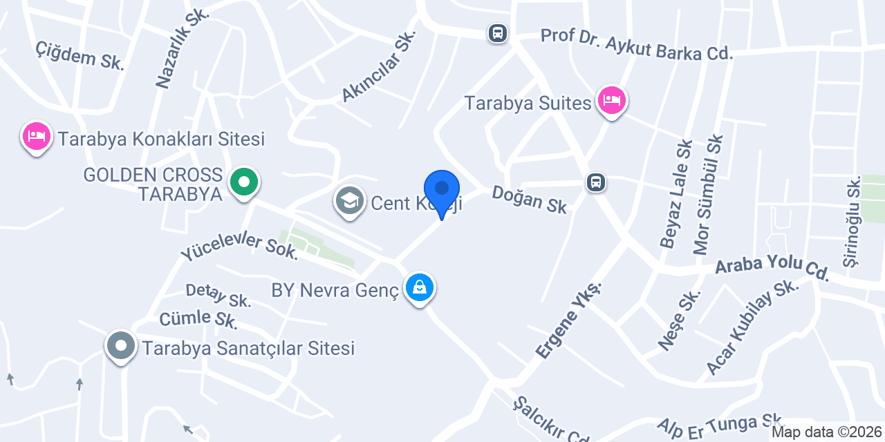 Bluevert Tarabya konumu