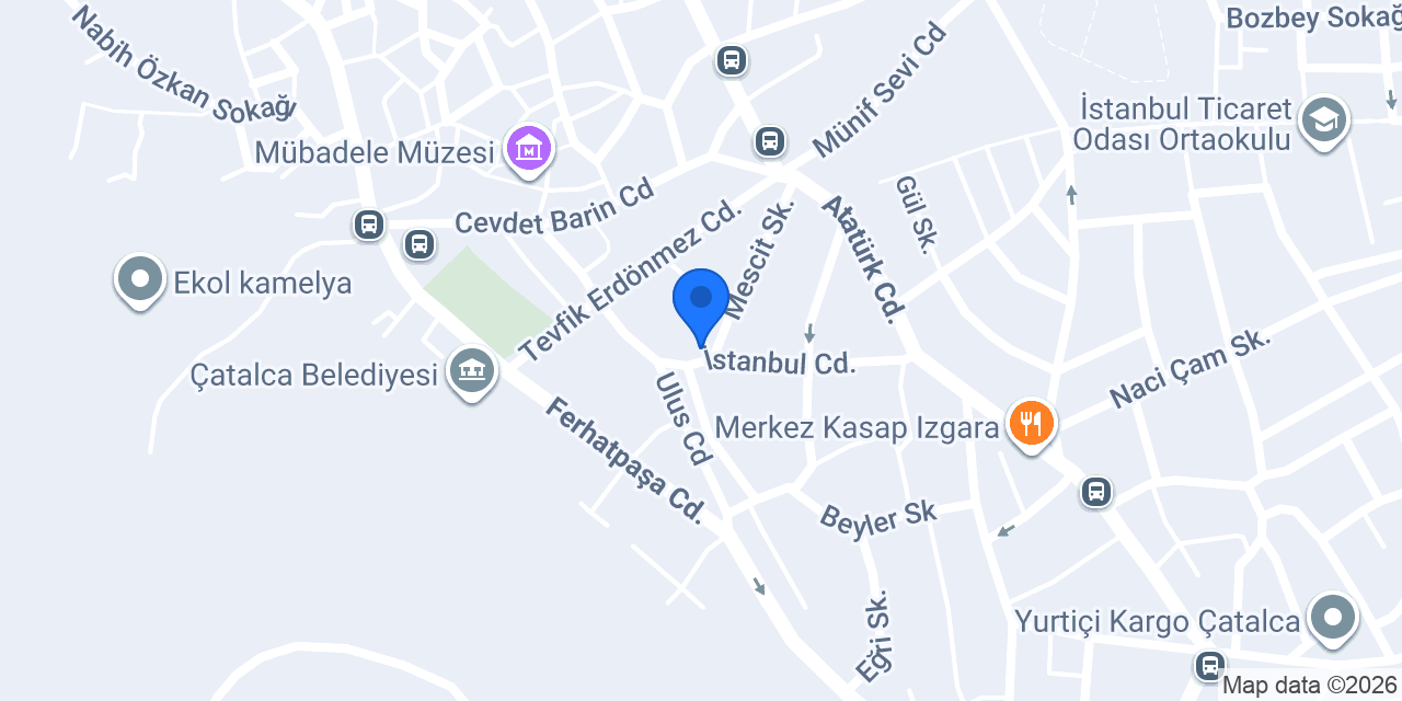 Çamlık Restaurant konumu