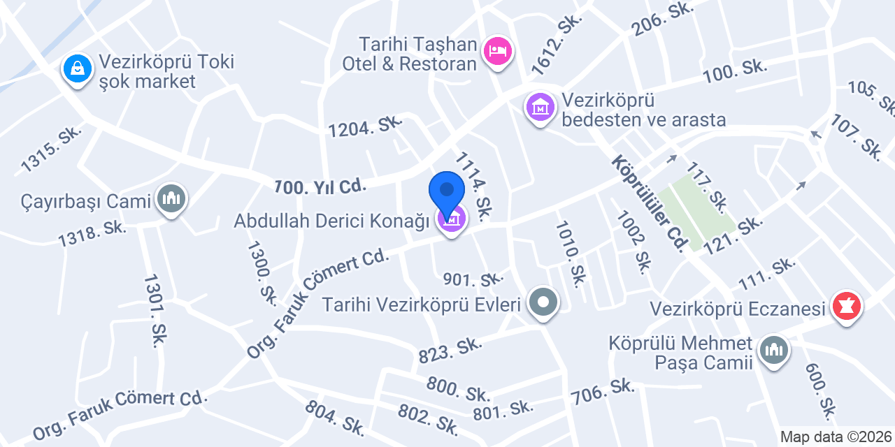 Nerik Yöresel Lezzetler Konağı konumu