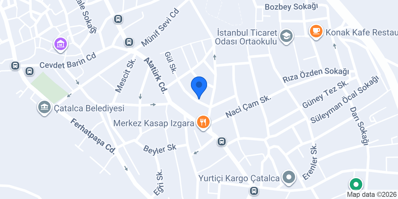 Sevil TÜZÜN Saç Atölyesi konumu