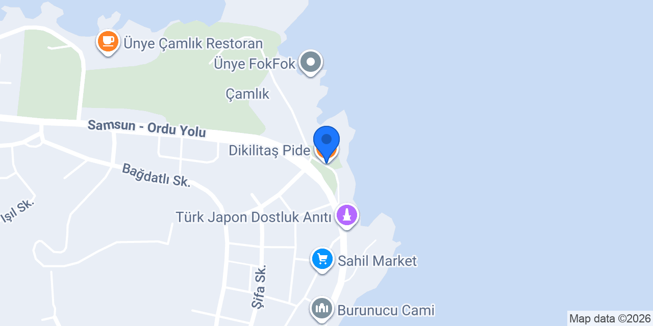 Dikilitaş Pide konumu