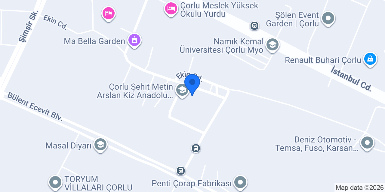 Sehit Ali Alitkan Imam Hatip Ortaokulu konumu