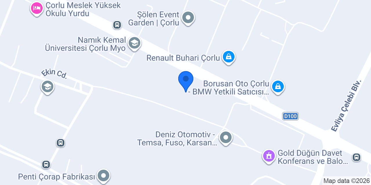Ymy Çorlu - Ssangyong konumu