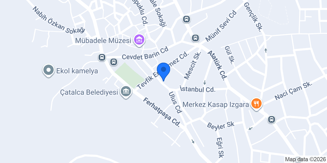 Halil Erkek Kuaförü konumu