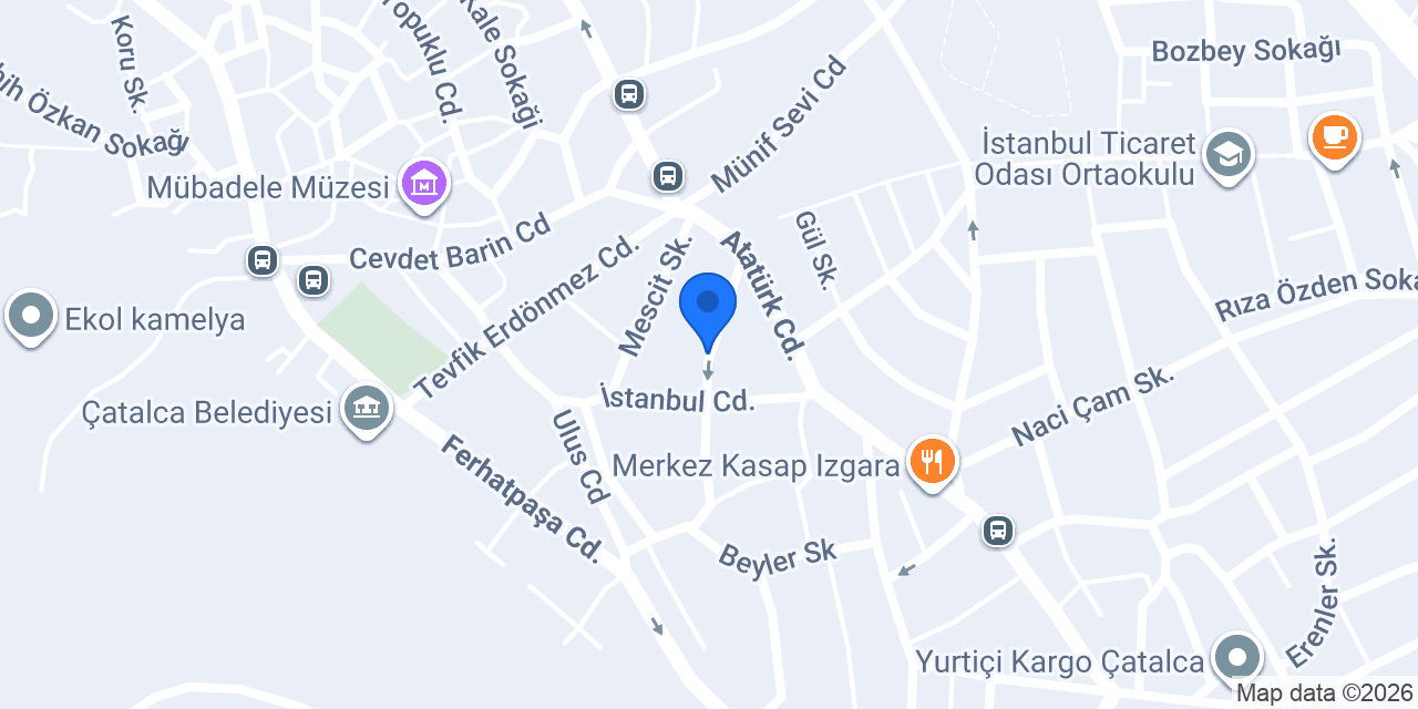 Çatalca Çiçekçi konumu