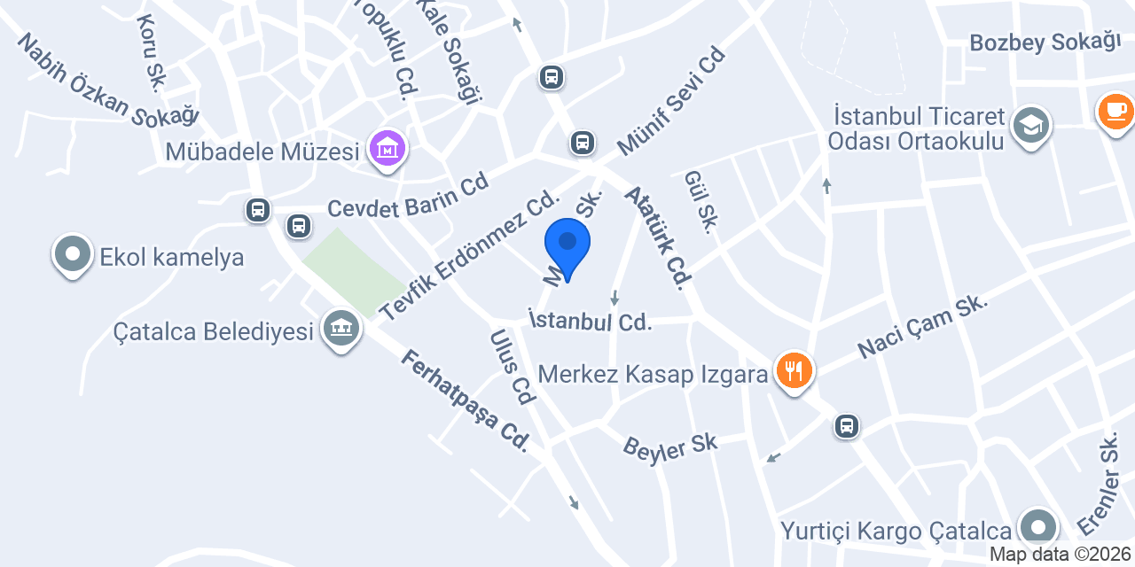 Mert Döner Catalca konumu
