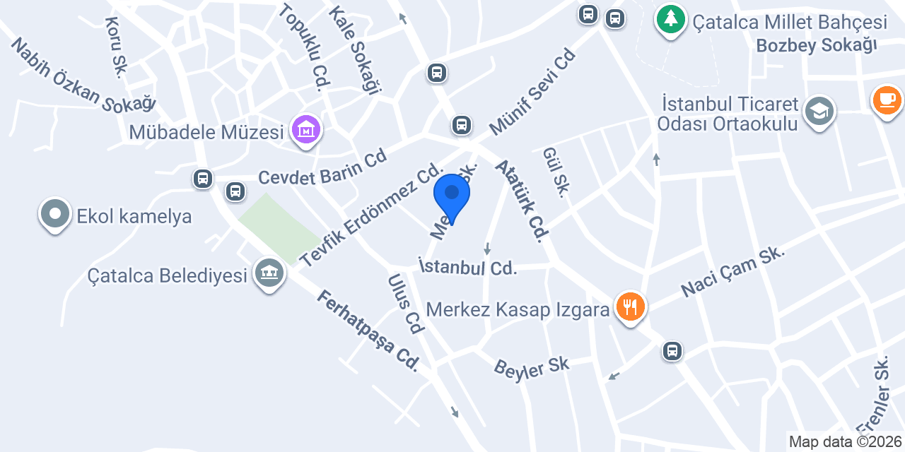 Çağla terzi konumu