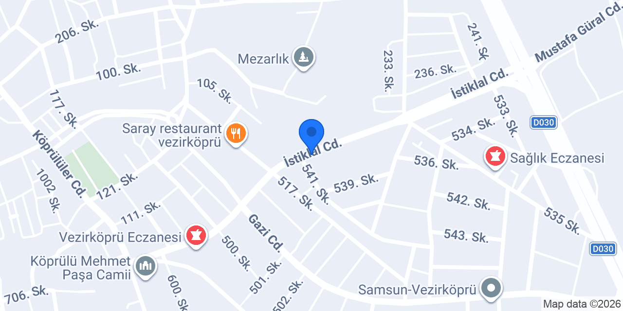 Akçaabat Köfte Salonu konumu