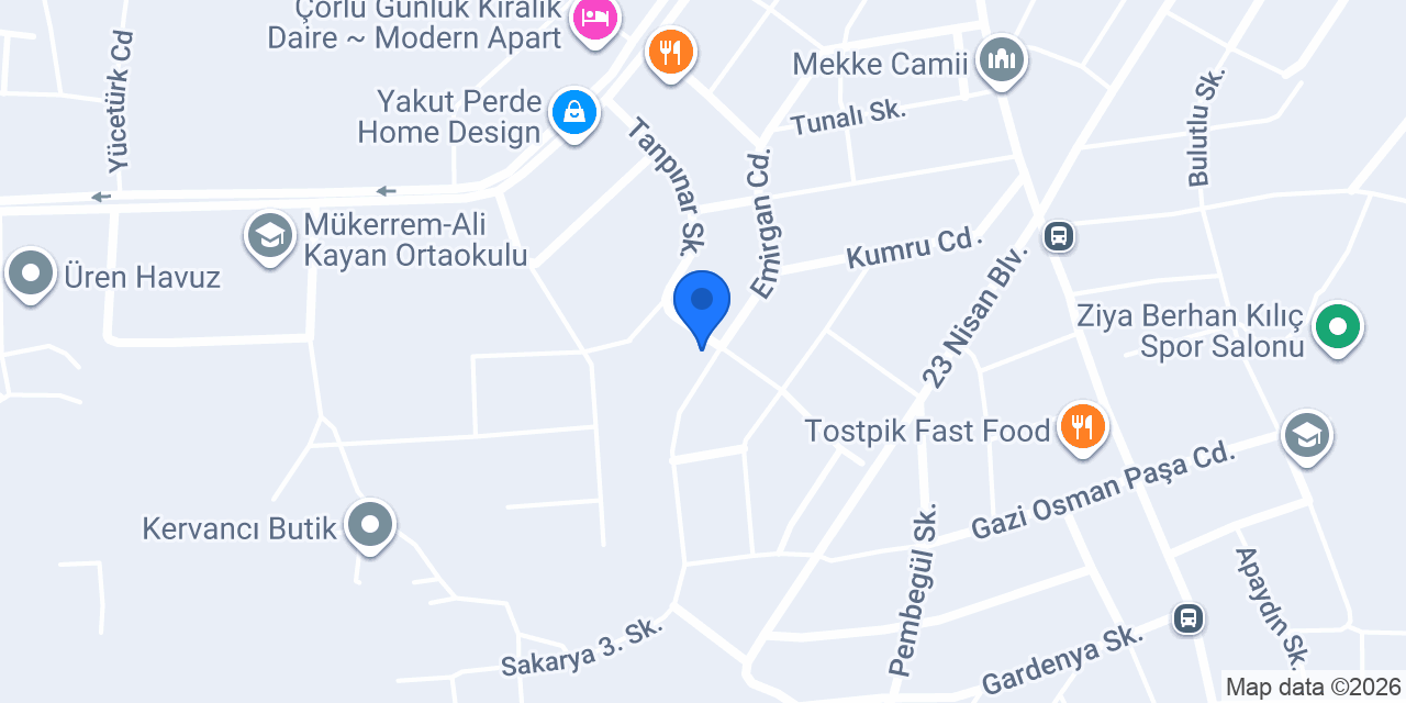 Terra Elektrik Otomasyon konumu