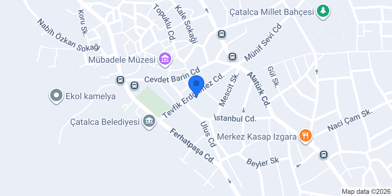 Çatalca Kepçe konumu
