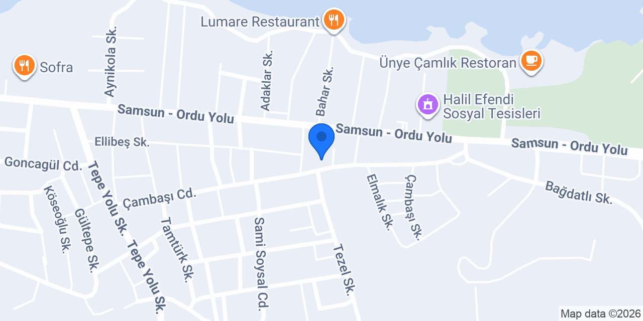 Umut Kafe Pastane konumu