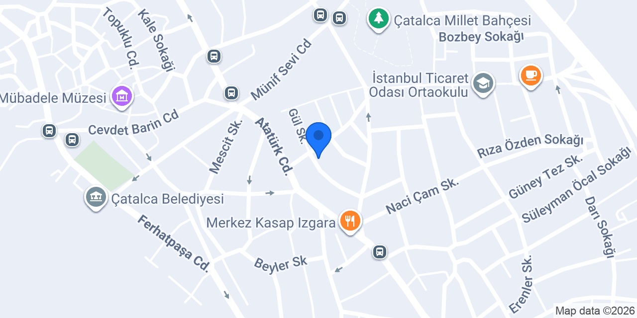 Çatalca Ofset konumu
