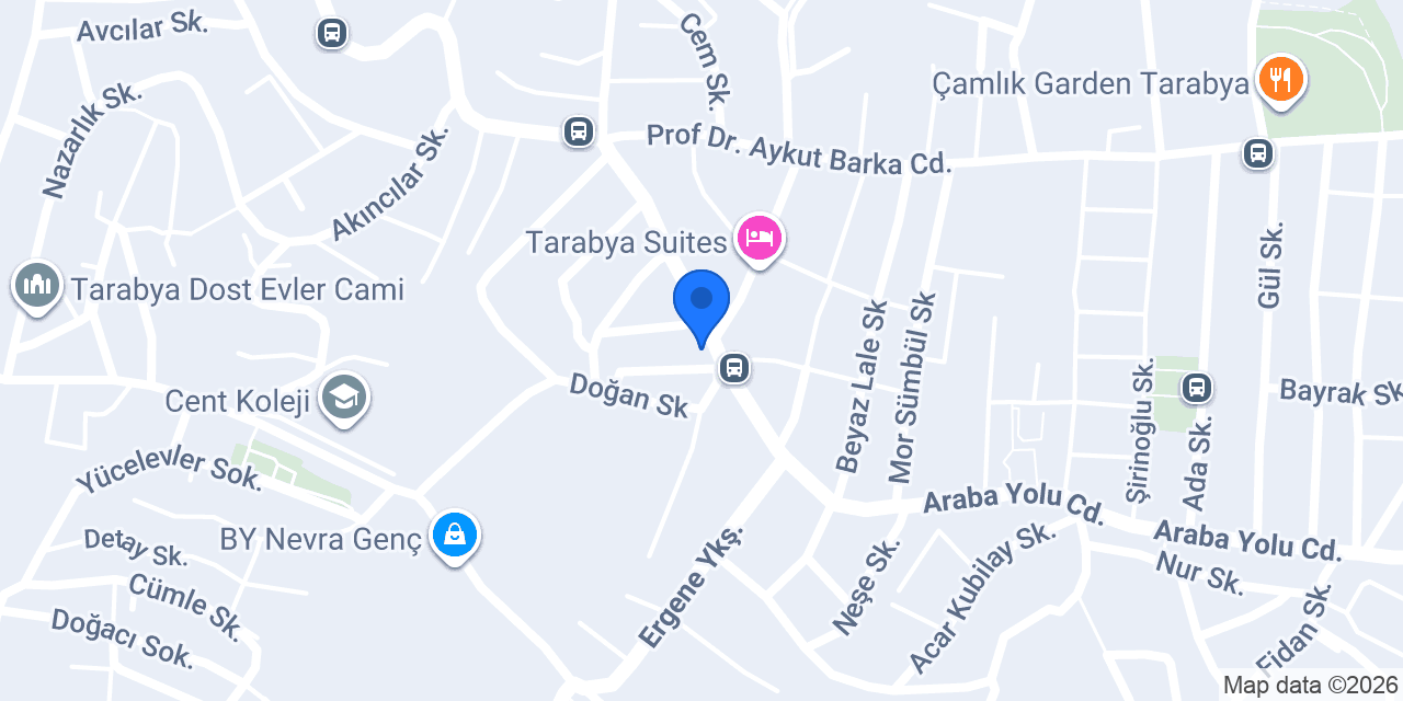 Yummy Tarabya konumu