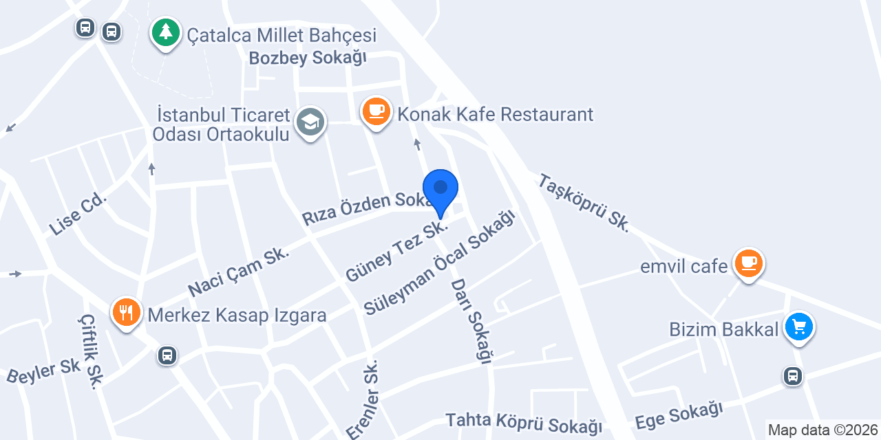 Tayfun Topçu Park&Cafe konumu