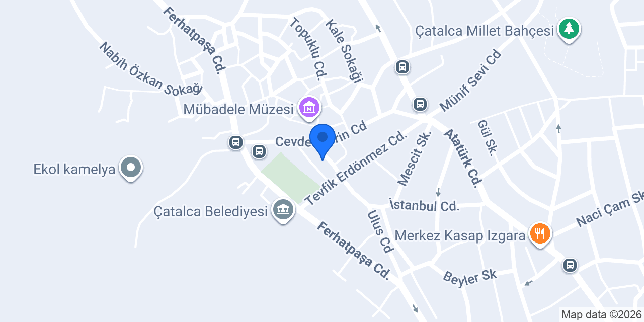 Çınaraltı Yemek Salonu konumu