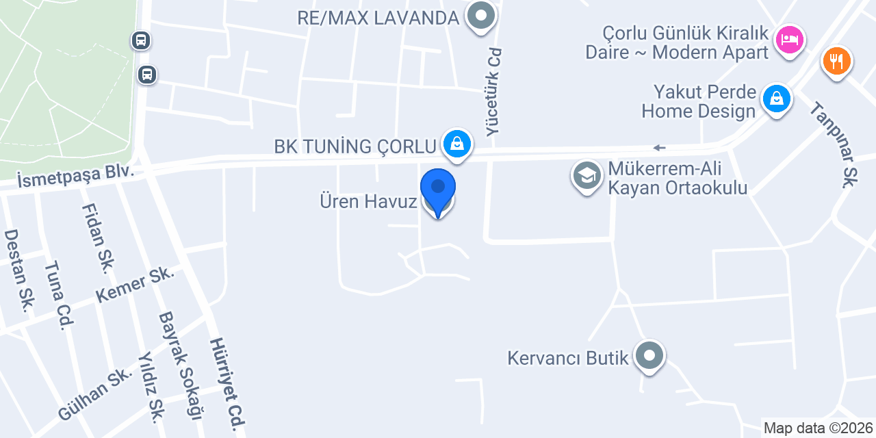 Üren Havuz konumu