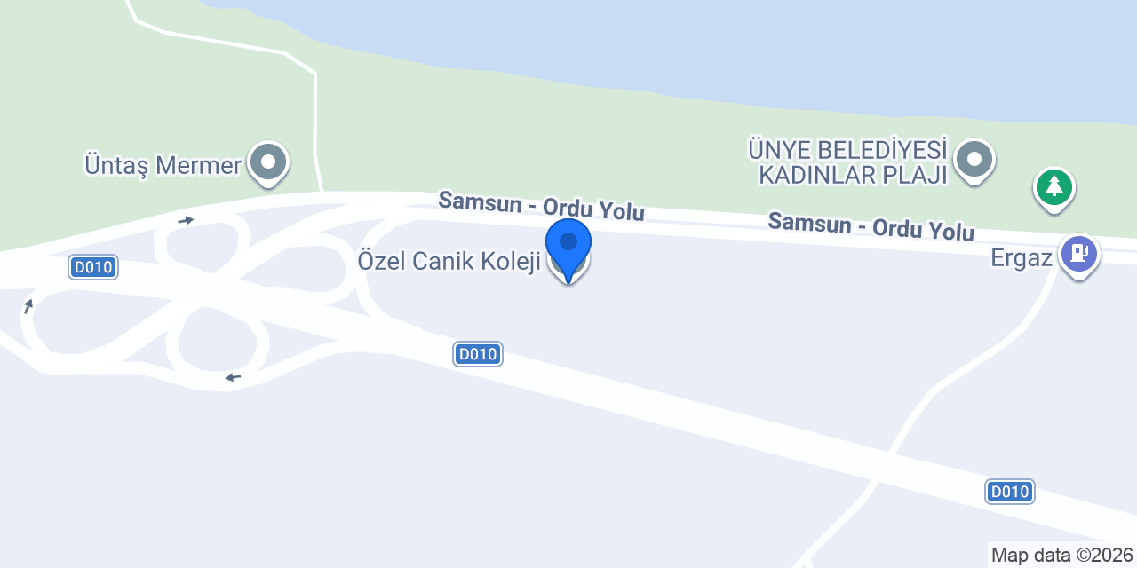 Özel Canik Koleji konumu