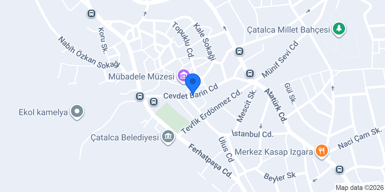 Çatalcasucukevi konumu
