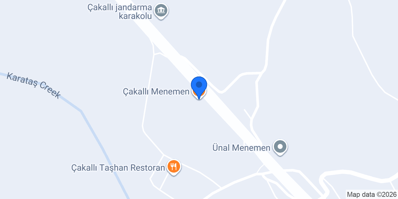 Çakallı Menemen konumu