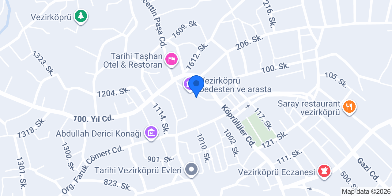 Şehri Vezir Restoran konumu