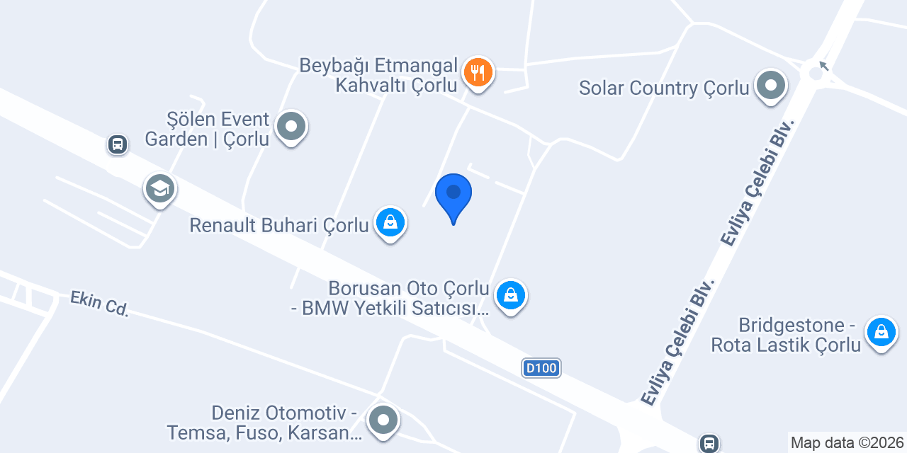 kaletaksi Çorlu konumu