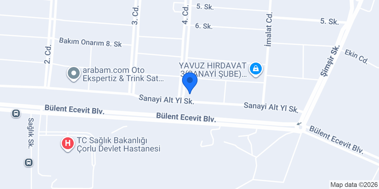 Irmak Çagdaş Makina konumu