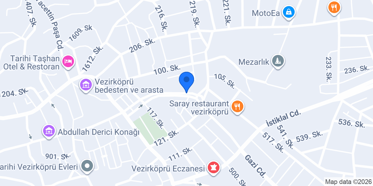 E.Akça Turizm Seyahat Acentesi konumu