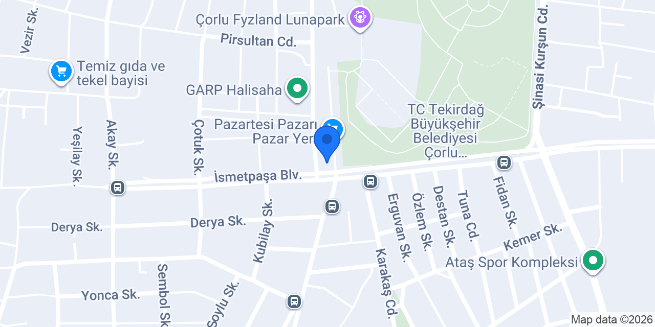Çorlu direksiyon eğitimi konumu
