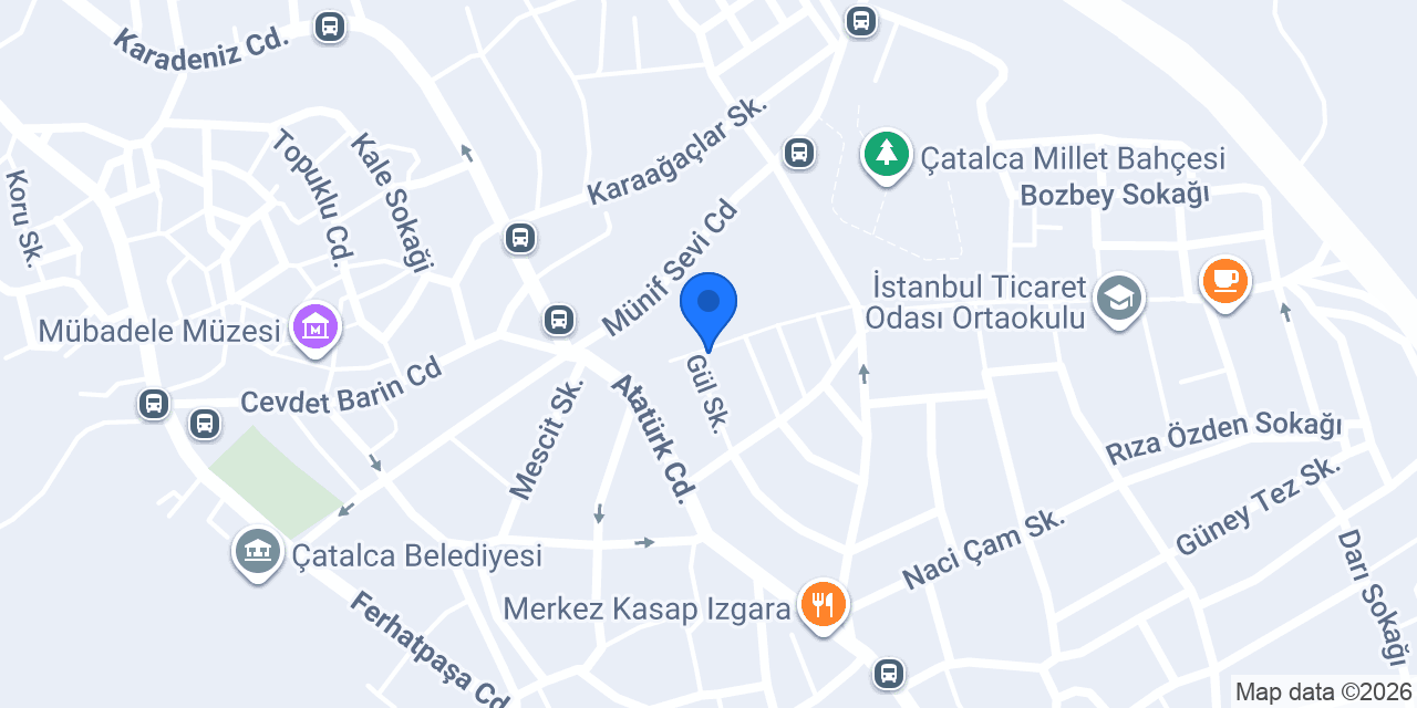 Çatalca Petshop konumu