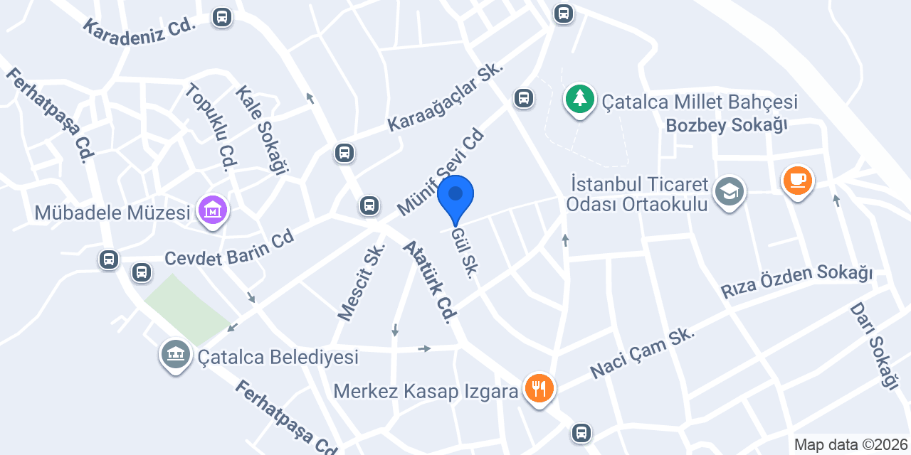 Çatalca pilavcısı Bi'Citosss konumu