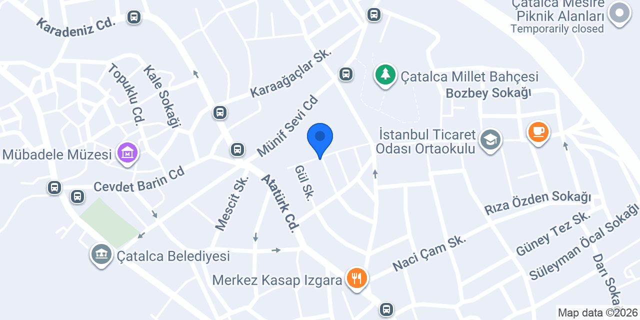 Bereket Kirtasiye konumu