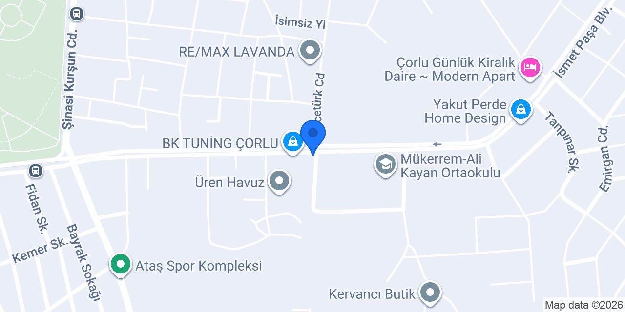 PARS GAYRİMENKUL konumu