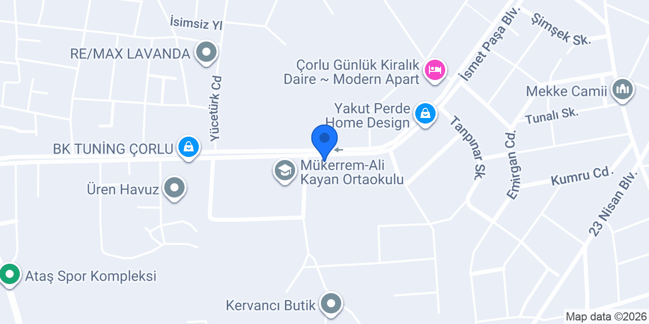 Gökdemiroḡlu İnşaat konumu