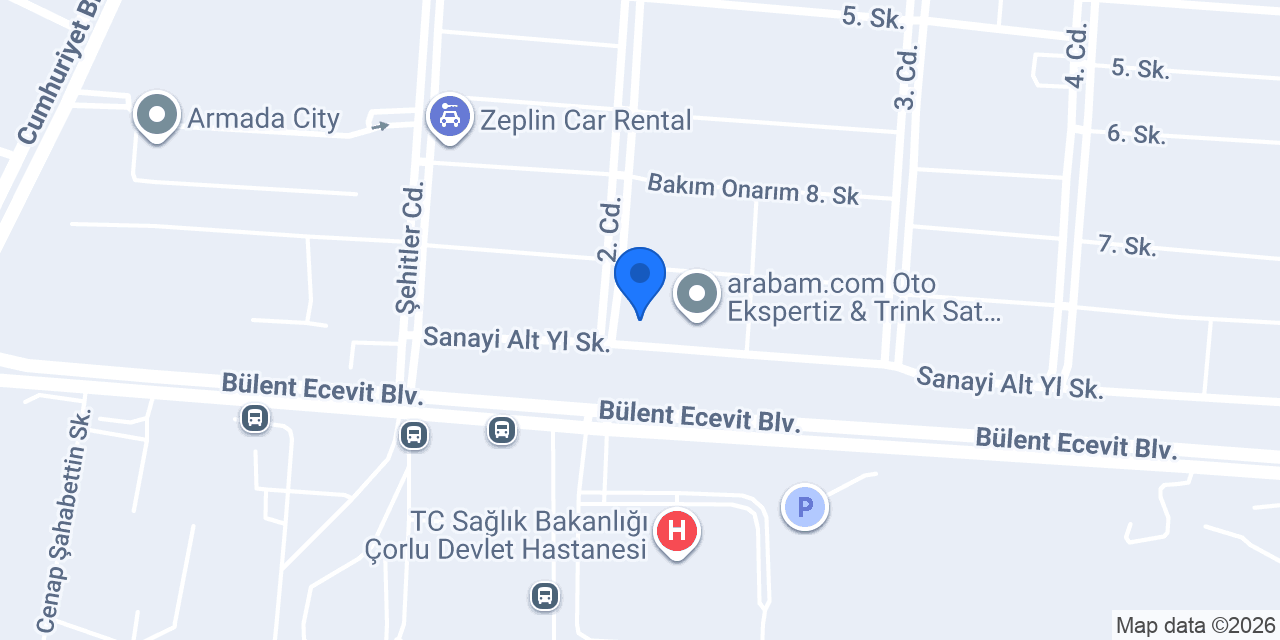 ÇETİNKAYA METAL TİCARET A.Ş. konumu