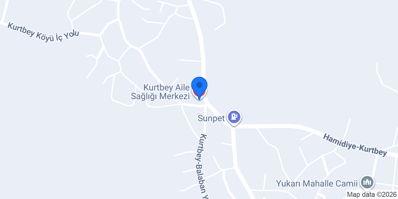 Kurtbey Aile Sağlığı Merkezi konumu