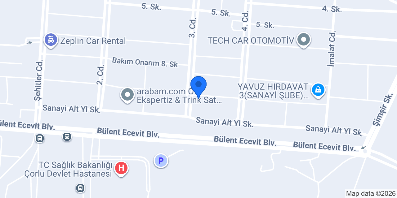 Çorlu Elektronik konumu
