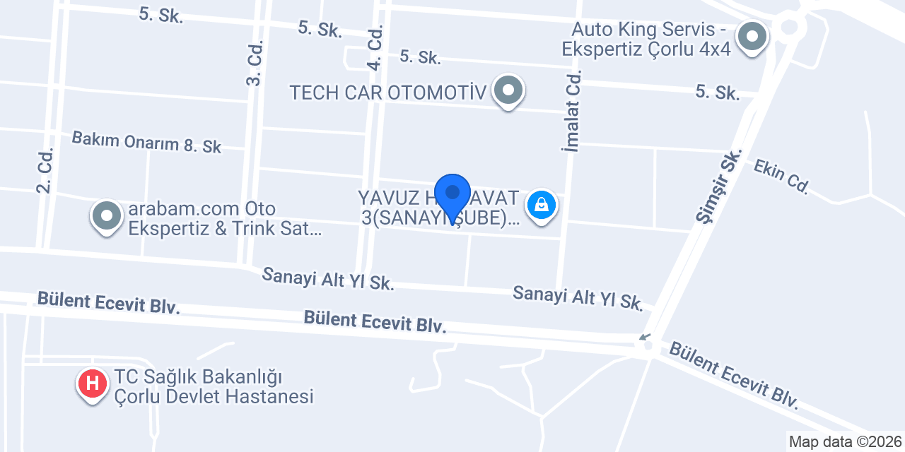 Çorlu Aktif Pompa End. Sis. San. Tic. Ltd. Şti. konumu