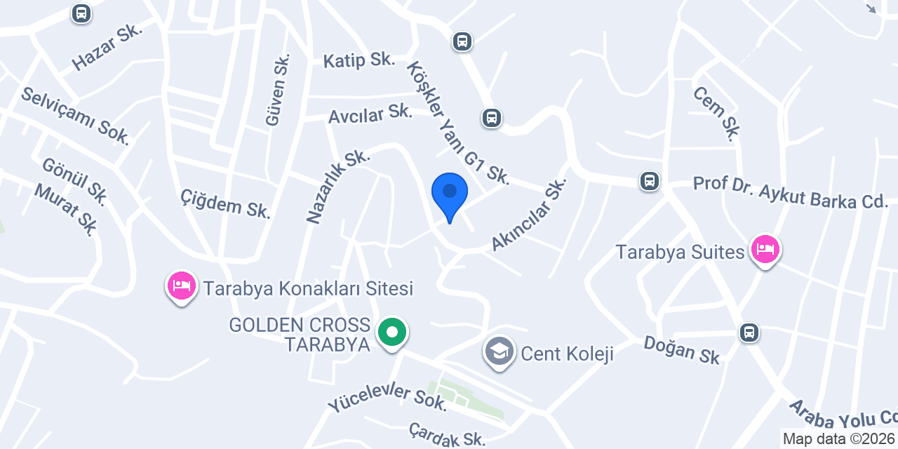 KIRKKONAK Tarabya konumu