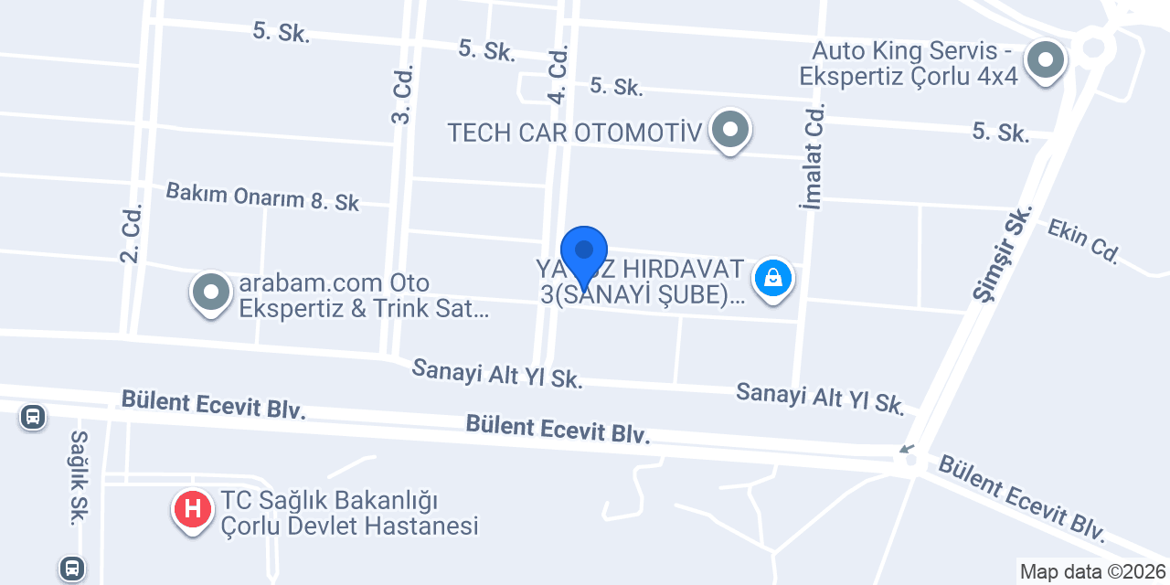 Arzuman Otomotiv konumu