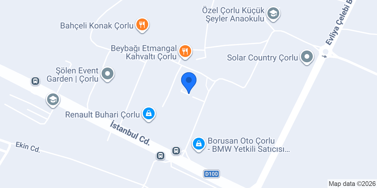 TURUNCU GALERİ ÇORLU konumu