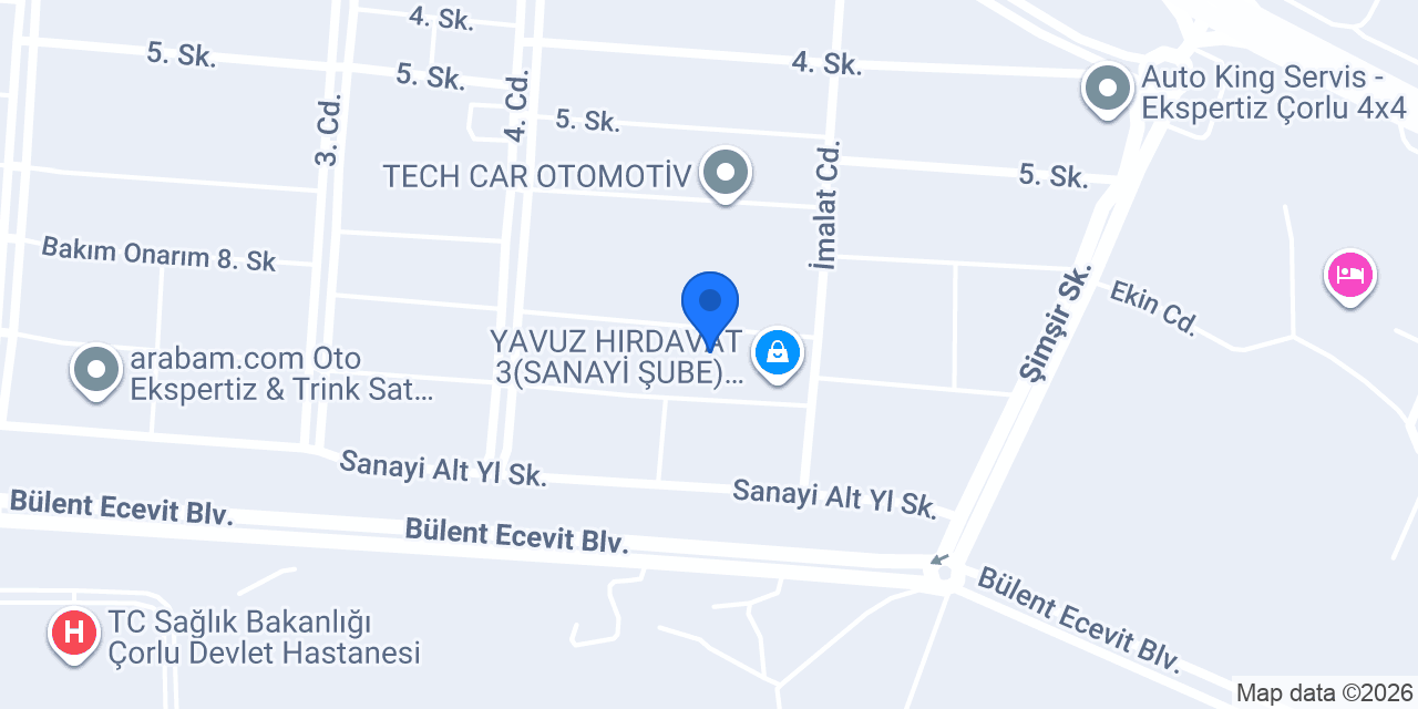 Çorlu boya badana ustası konumu