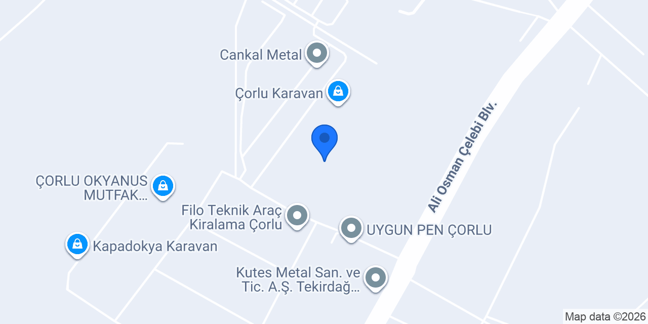 Çorlu Elektrik-OMAR GRUP konumu