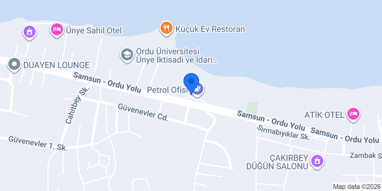 Şimşekler Oto Lastik konumu